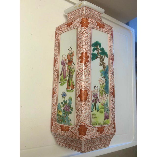 Late 20th Century Chinese Hand Painted Vase For Sale - Image 9 of 9