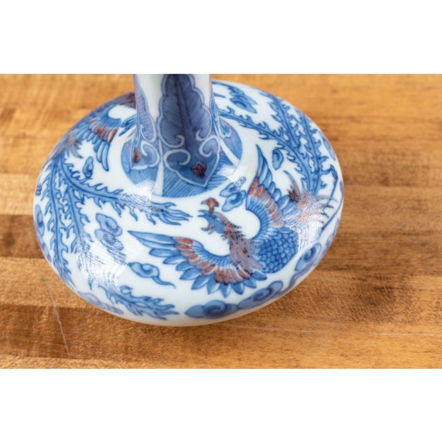 Asian 18th Century Qianlong Period Porcelain Table Vase For Sale - Image 3 of 9