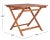 Kresler Folding Table - Natural For Sale - Image 4 of 10