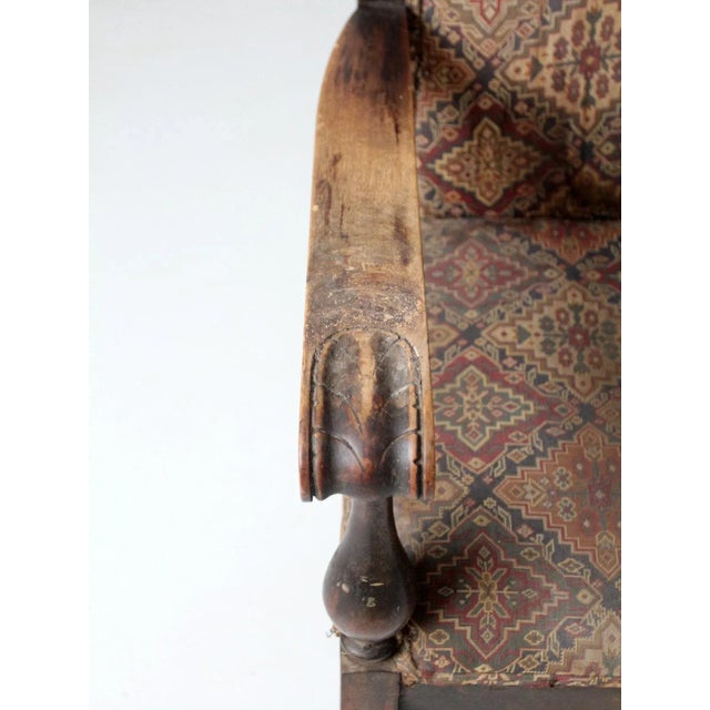 Rustic European 19th Century Arm Chair For Sale - Image 3 of 13