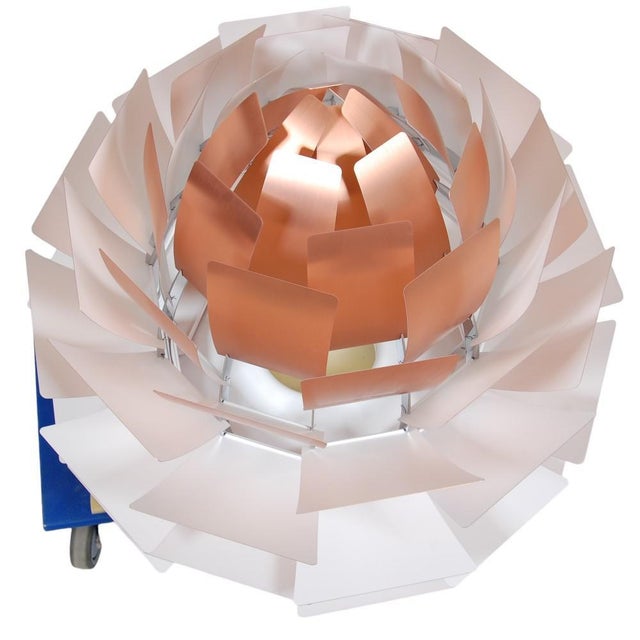 Copper Artichoke Lamp by Poul Henningsen For Sale - Image 15 of 18