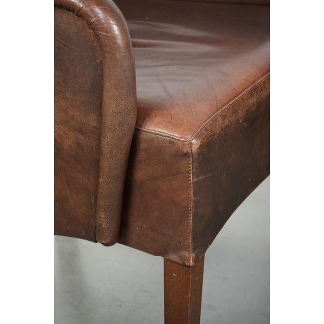 Dining Armchairs in Cow Leather, Set of 6 For Sale - Image 14 of 15