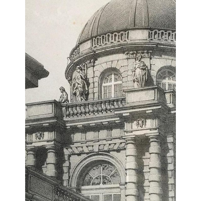 French Artist, Paris, Mid-19th Century, Black and White Print on Paper For Sale - Image 3 of 18
