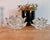 Glass Swarovski Crystal Water Lily Lotus Flower Candle Holders (Set of 2, One Large, One Small) For Sale - Image 7 of 11