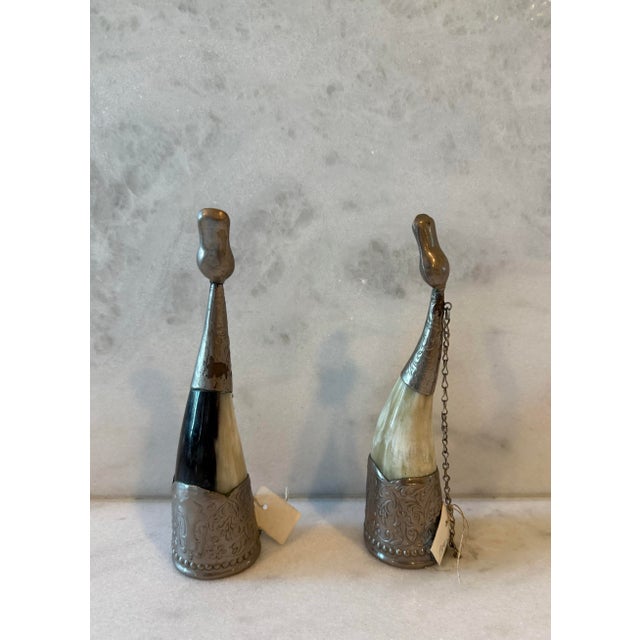 Vintage Ussr Drinking Horn For Sale - Image 4 of 11