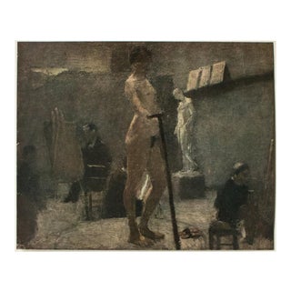 1940s After Henri Matisse "Study of Gustave Moreau's Studio", First Edition Period Lithograph For Sale