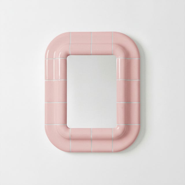 Lolita Mirror in Blush Pink by Tilecito For Sale - Image 9 of 9
