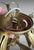 Vintage Italian Florentine Style Gilt Wrought Iron Flush Mount Ceiling Light For Sale - Image 14 of 18