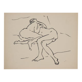 Albert Marquet, The Entwined Lovers, 1925, Original Lithograph For Sale