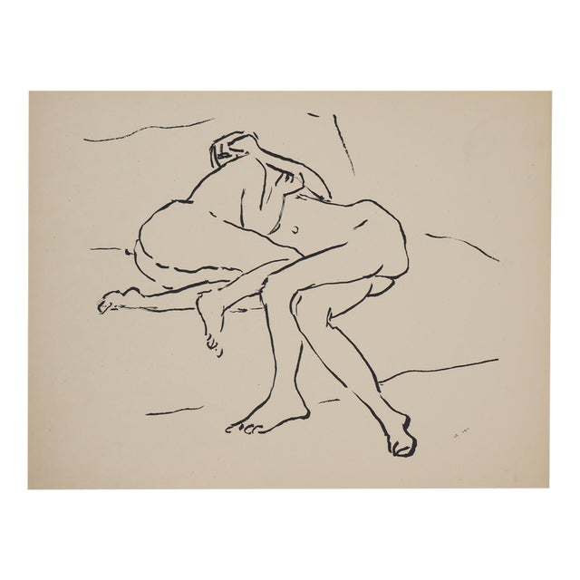 Albert Marquet, The Entwined Lovers, 1925, Original Lithograph For Sale