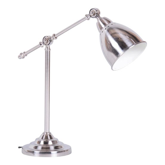 Vintage Bauhaus Table Lamp in Chrome-Plated Steel, France, 1980s For Sale