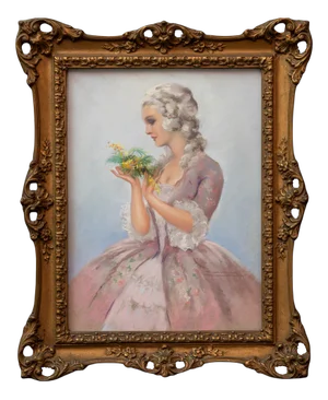 20th Century Gilted Frame Modern Pastel Painting by Tito Corbella