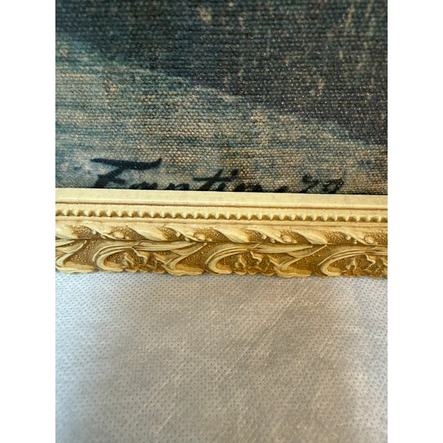 American Henri Fantin-Latour " Yellow Chrysanthemums" Reproduction Painting, Framed For Sale - Image 3 of 12