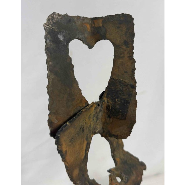 "Falling Playing Cards"— Abstract Steel Sculpture, Herbert Simon Estate For Sale - Image 4 of 6