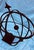 Neoclassical Vintage Rusted Iron Armillary Late 20th Century For Sale - Image 3 of 10