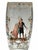 J. & L. Lobmeyr Antique J L Lobmeyr Austrian Enamel Decorated Crystal Vase Romantic Scene For Sale - Image 4 of 6