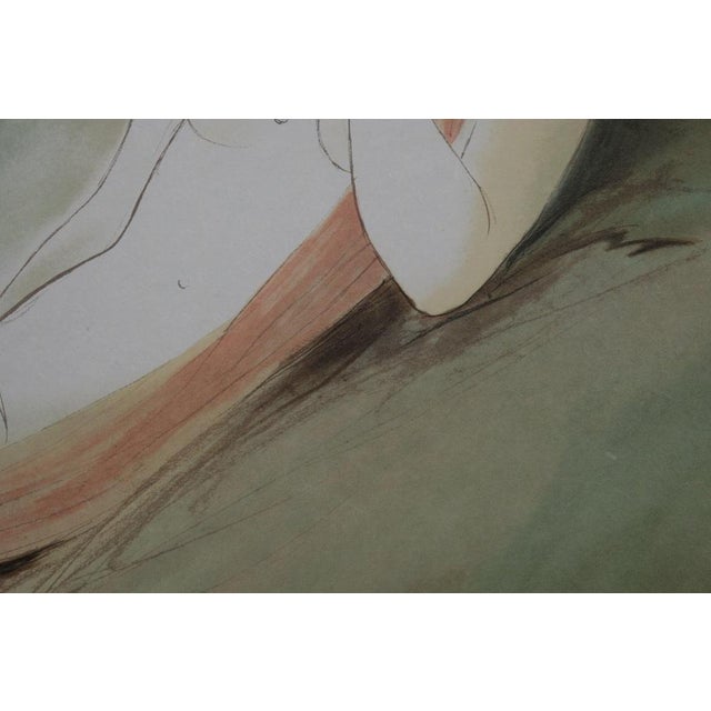 Bernard Charoy, Portrait de Charlotte, Lithograph For Sale - Image 4 of 8