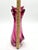 1970s Vintage Chalet Attributed Cranberry & Clear Art Glass Sculptural Vase, 15" For Sale - Image 5 of 8