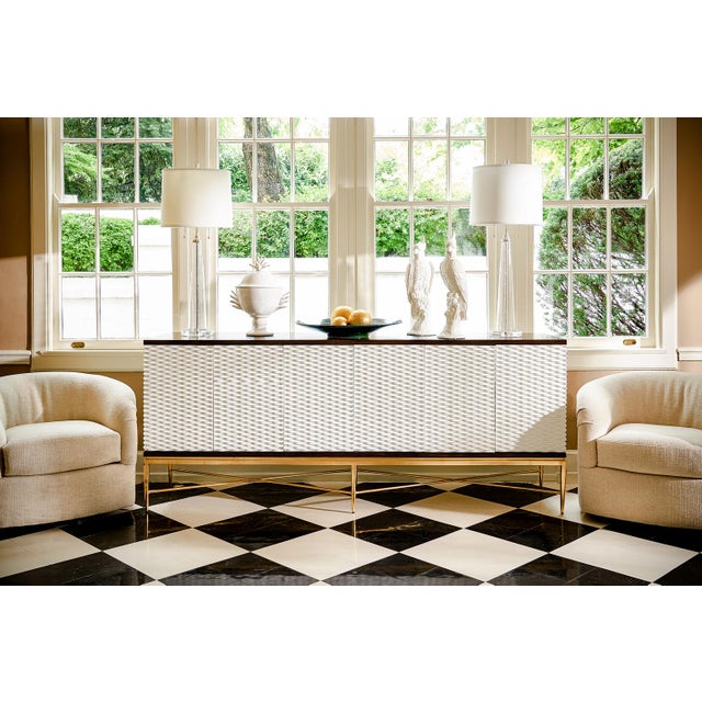 Chelsea House Inc Chelsea House Bubble Glass Column Lamp For Sale - Image 4 of 6