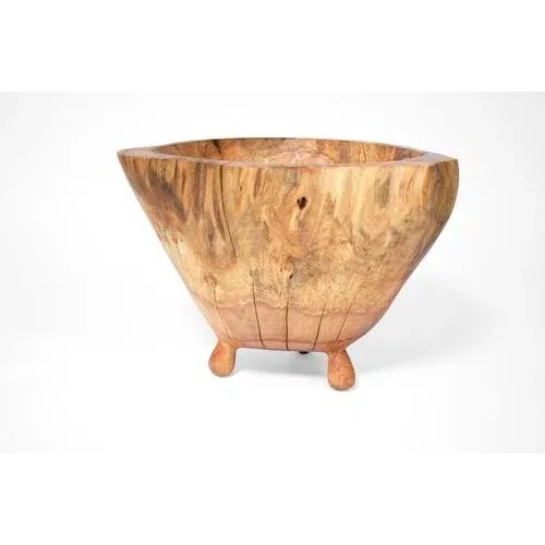 Contemporary V1315 Vessel in Natural Oak Wood by Jörg Pietschmann For Sale - Image 3 of 9