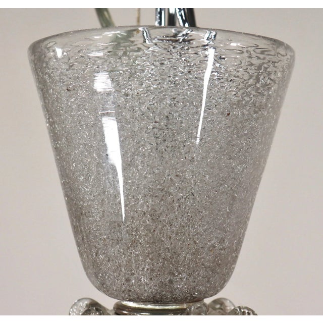 Mid Century Modern Murano Glass Fixture For Sale - Image 4 of 11