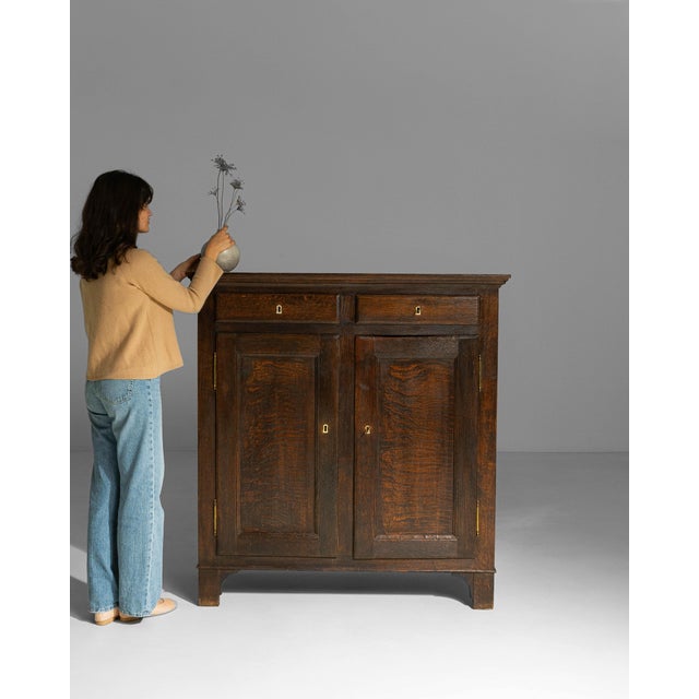 Late 19th Century 1880s French Provence Oak Buffet In Original Patina For Sale - Image 5 of 18