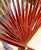 Stunning 70 Inch Vintage Chinese Hand Painted Gilt Wall Fan Cranes and Pine Motif For Sale - Image 9 of 14