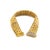 Early 21st Century Roberto Coin Appassionata Woven 18k Yellow Gold 0.55ctw Diamond Link Bracelet For Sale - Image 5 of 9