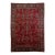 Red Antique Persian Sarouk Wool Rug For Sale