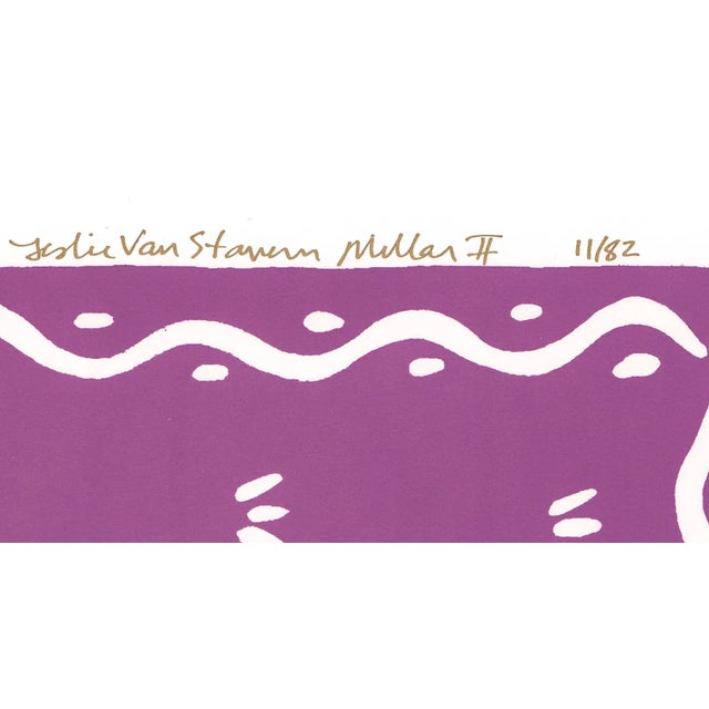 1982 Leslie van Stavern Millar II (Born 1950) "Persephone" serigraph, pencil signed, dated November 1982, and numbered 26...