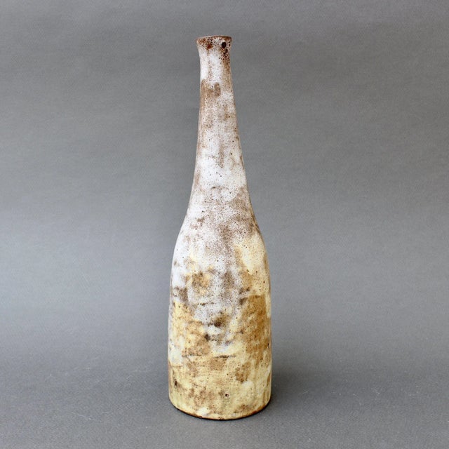 Mid-Century French Ceramic Bottle Vase by Alexandre Kostanda, 1960s For Sale - Image 12 of 12