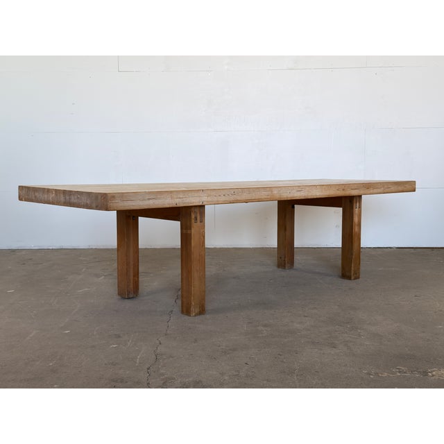 Large Danish Pine Dining Table, 1980s For Sale - Image 10 of 10