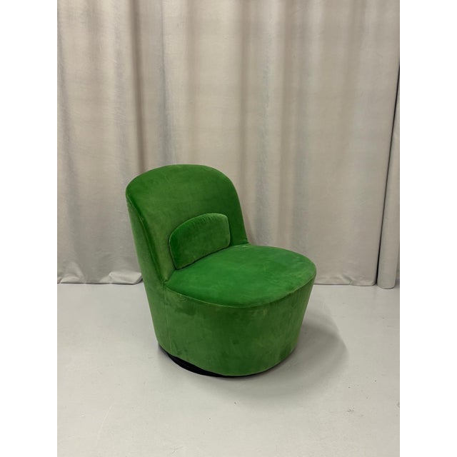 Vintage Italian Swivel Cocktail Lounge Chair, Italy, 1970s For Sale - Image 6 of 6