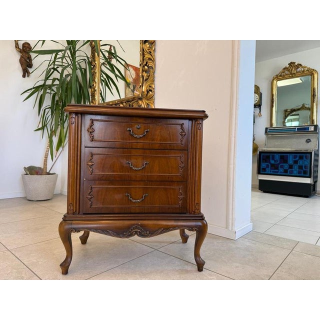 Wood Baroque Style Chest of Drawers For Sale - Image 7 of 16