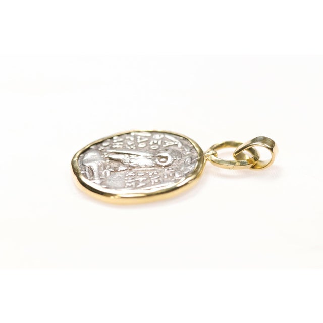 A New Style Tetradrachm Pendant W/18k Trim For Sale - Image 9 of 13
