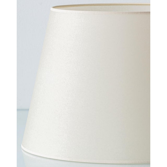 Cream Cream Crackle-Glaze Ceramic Ginger Jar Table Lamps, France, 1980s, Set of 2 For Sale - Image 8 of 17