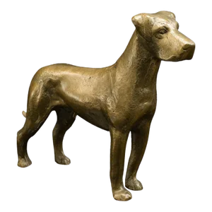 1900s Victorian Antique Great Dane Figure, English, Bronze, Decorative, Dog Statue