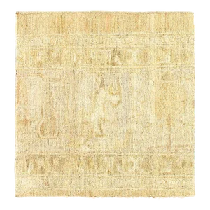 2020s Fine Hand Knotted Square Fragment Oushak Design