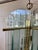 Fontana Arte 1970s Modernist Graduated Beveled Glass Chandelier With Brass Accents, 16 Panels For Sale - Image 4 of 10