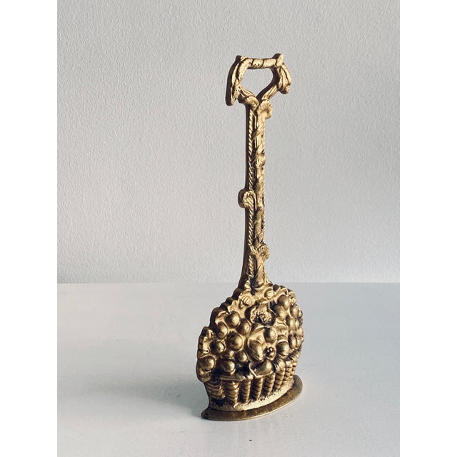 Harvest Basket Doorstop in Brass For Sale - Image 12 of 12