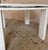 Very Heavy Vintage Modern White Rafia Gaming Card Table Style and Quality of Karl Springer For Sale - Image 4 of 11