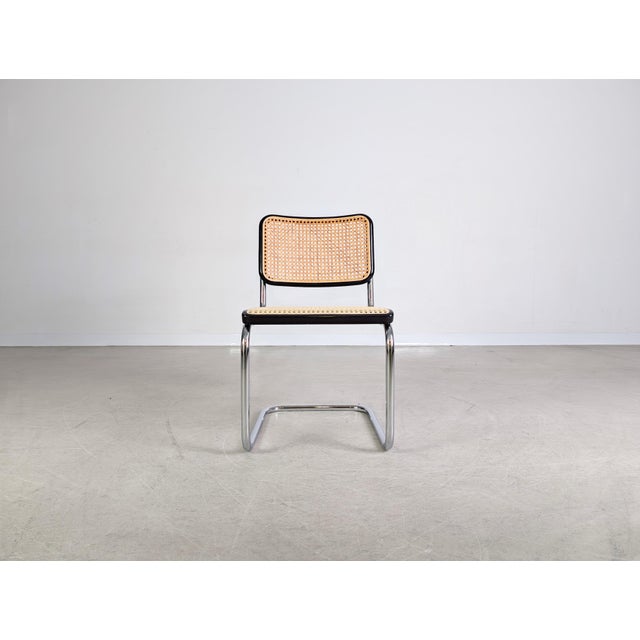 Mid-Century Modern Viennese Cane S32 Cantilever Chair by Marcel Breuer for Thonet For Sale - Image 3 of 11