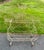 Gorgeous Antique French Victorian wirework iron planter. Features multiple tiers or shelves for holding plants in an oval...