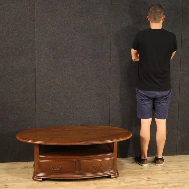 French Coffee Table in Wood, 1980 For Sale - Image 3 of 13