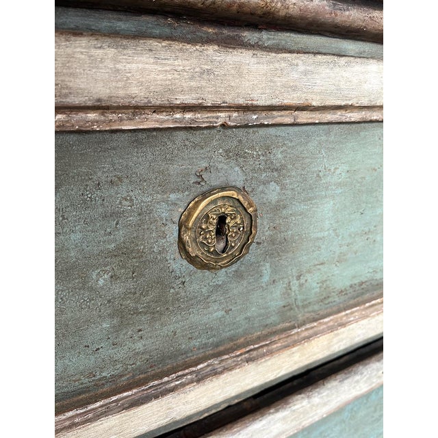 18th Century Swedish Gustavian Painted Chest of Drawers For Sale - Image 9 of 12