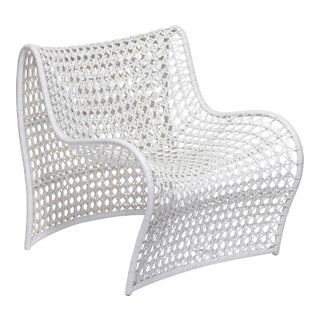 Lola Occasional Chair in White For Sale