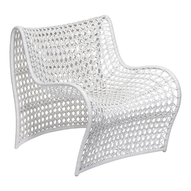Lola Occasional Chair in White For Sale