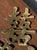 Vintage Brass Chinese Characters Wall Decor- Set of Three For Sale - Image 4 of 8