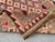 Pink Afghan Kilim Accent Rug, Handwoven Wool, 3x6, Brown & Pink For Sale - Image 8 of 10