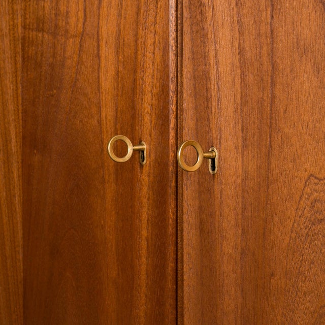 Teak Highboard by Ole Wanscher for Poul Jeppesen, 1960s For Sale - Image 10 of 10